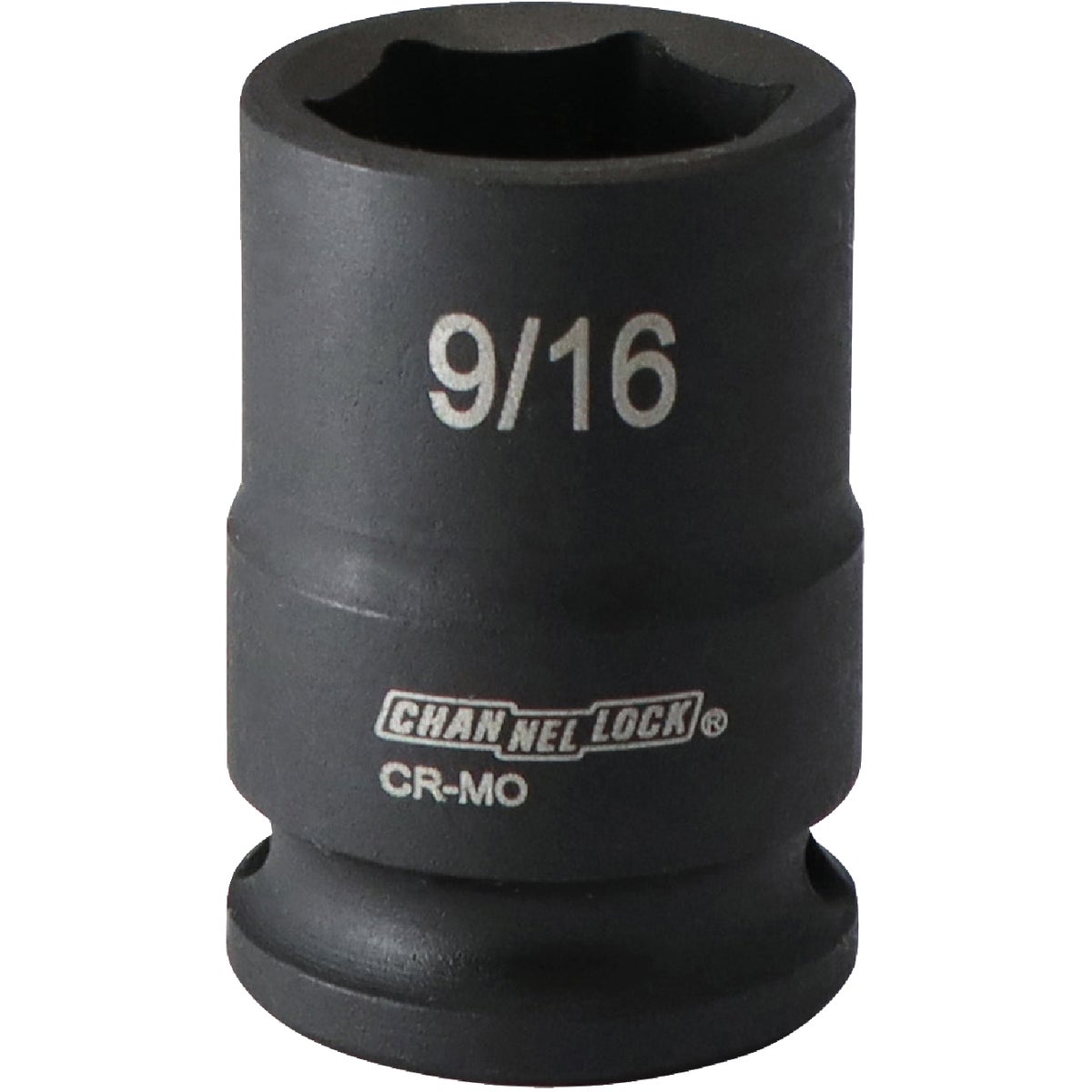 Channellock 3/8 In. Drive 9/16 In. 6-Point Shallow Standard Impact Socket Image 1
