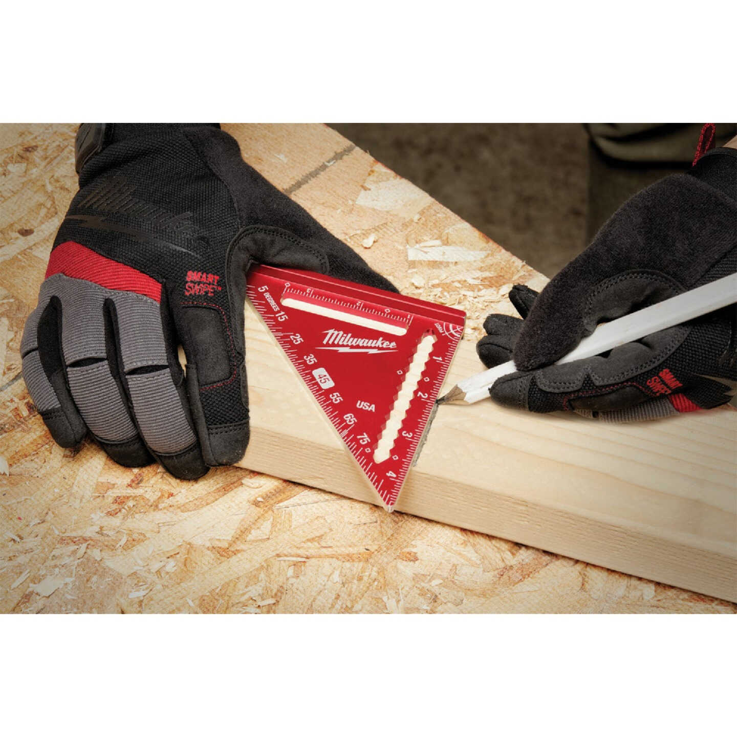 Milwaukee 4-1/2 In. Aluminum Trim/Rafter Square Image 2