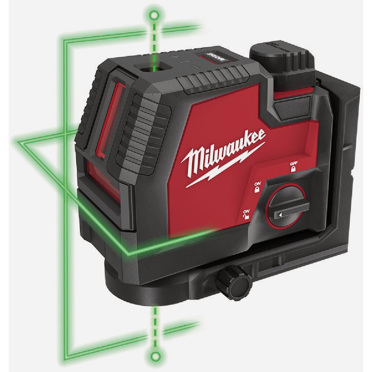 Milwaukee USB Rechargeable Green Cross Line & Plumb Points Laser Image 2