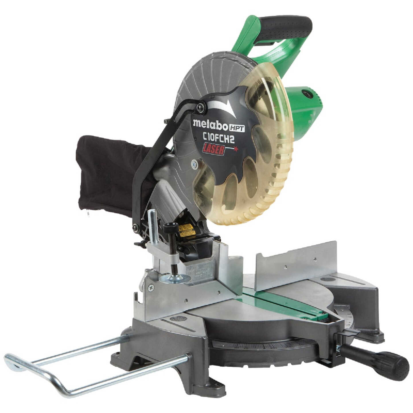 Metabo HPT 10 In. 15-Amp Compound Miter Saw with Laser Marker System Image 1