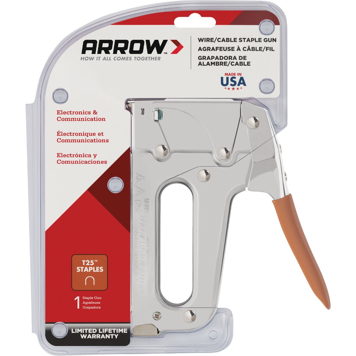 Arrow T25 Professional Low Voltage Wire/Cable Staple Gun