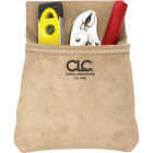 CLC Single Pocket Suede Leather Nail & Tool Bag Image 1
