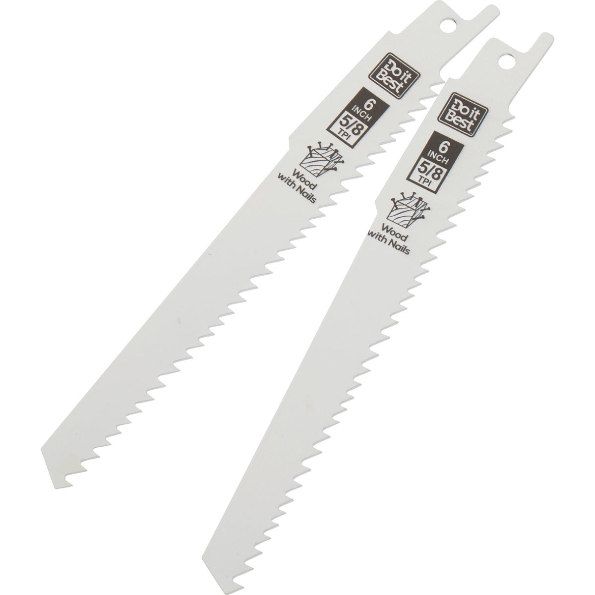 Do it Best 6 In. 5/8 TPI Bi-Metal Nail-Embedded Wood Reciprocating Saw Blade (2-Pack) Image 2