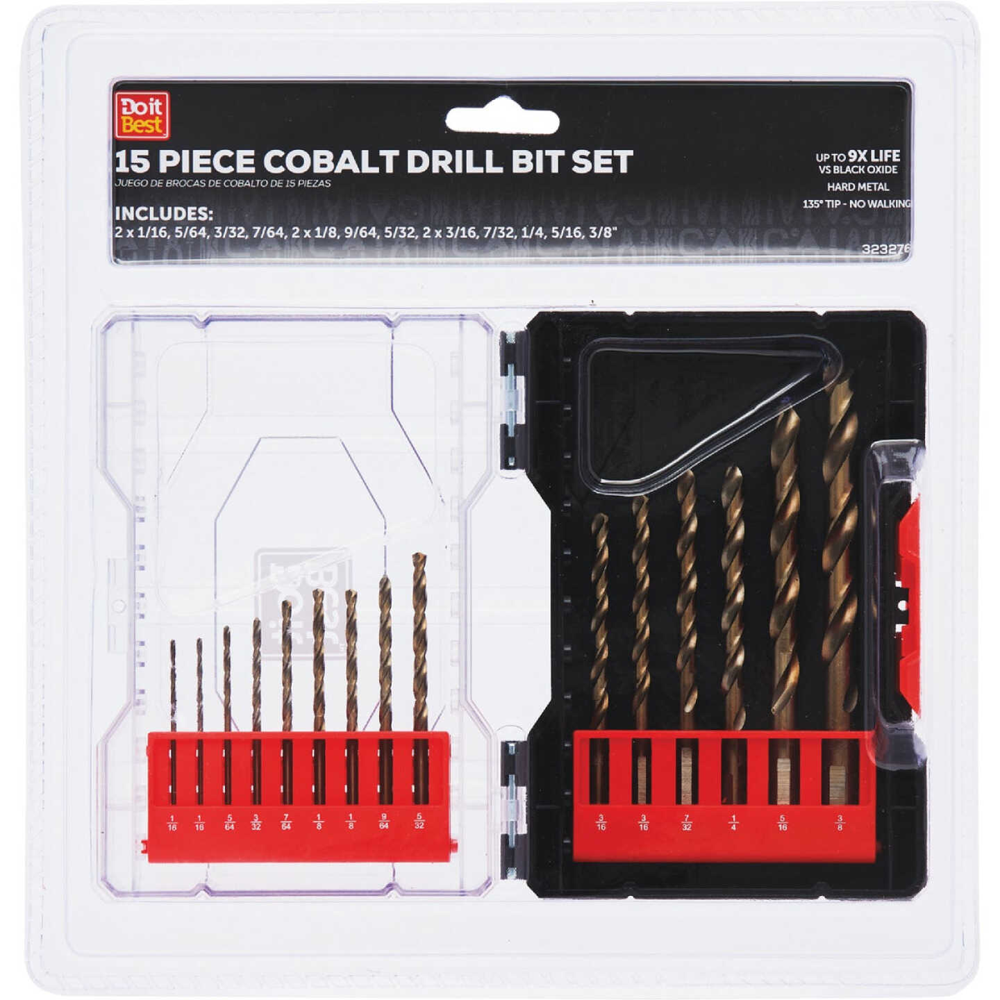 Do it Best Cobalt Drill Bit Set (15-Piece) Image 1