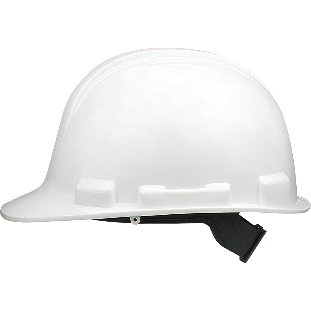 Safety Works White Cap Style Non-Vented Hard Hat with Pin Lock
