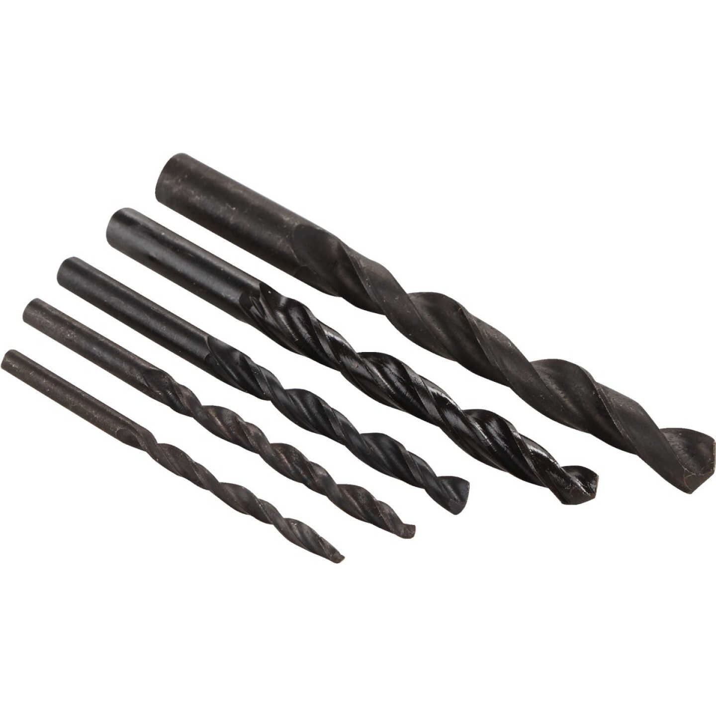 Smart Savers 5-Piece Black Oxide Drill Bit Set, 5/32 In. thru 3/8 In. Image 3