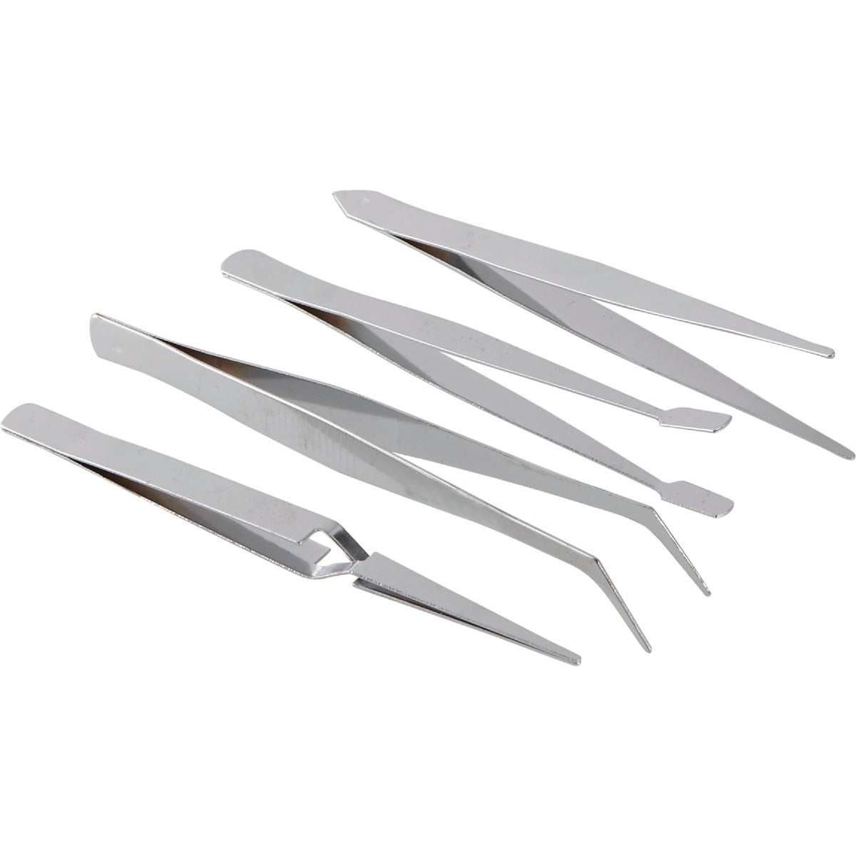 Smart Savers Assorted Style Tweezer Set (4-Piece) Image 2