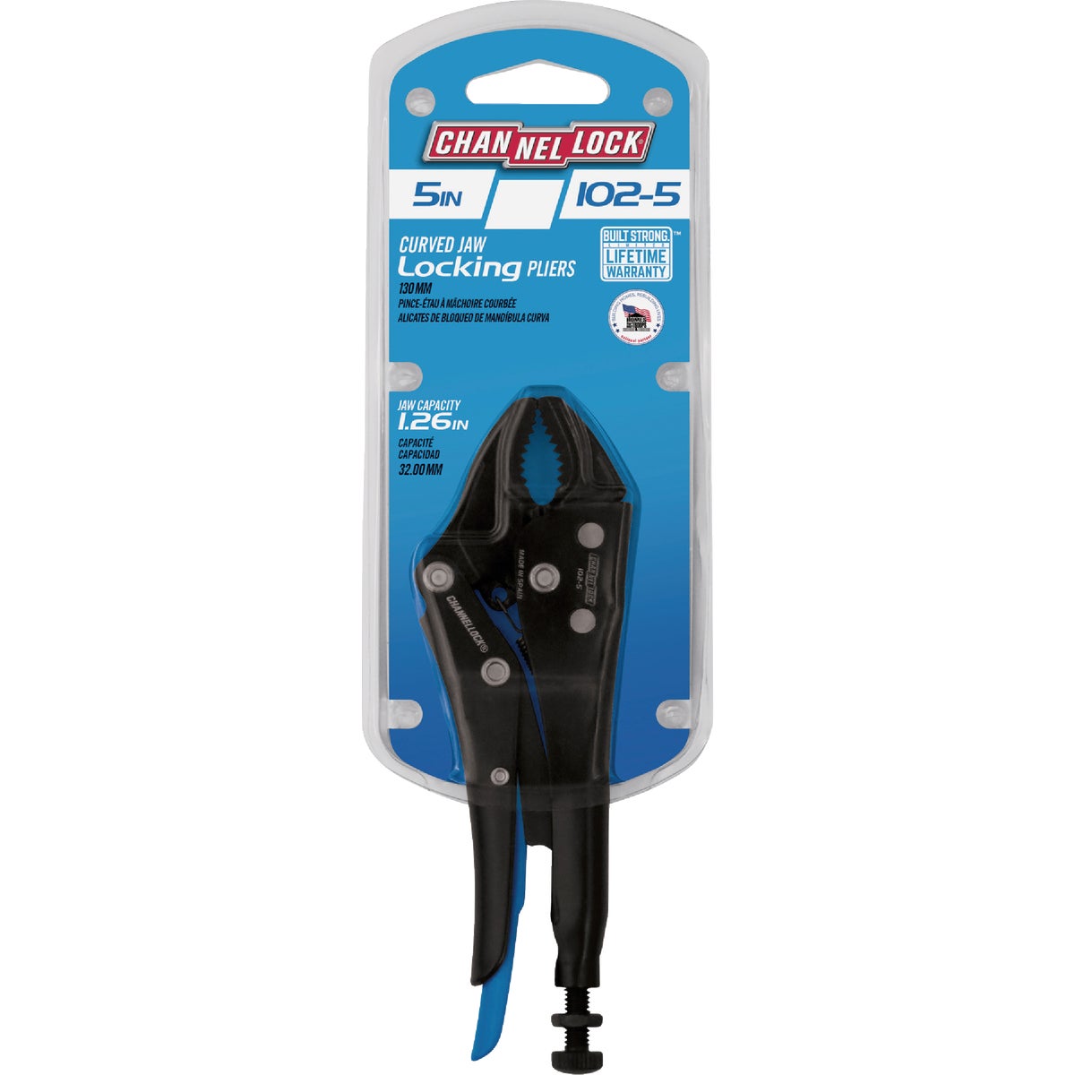 Channellock 5 In. Curved Jaw Locking Pliers Image 4