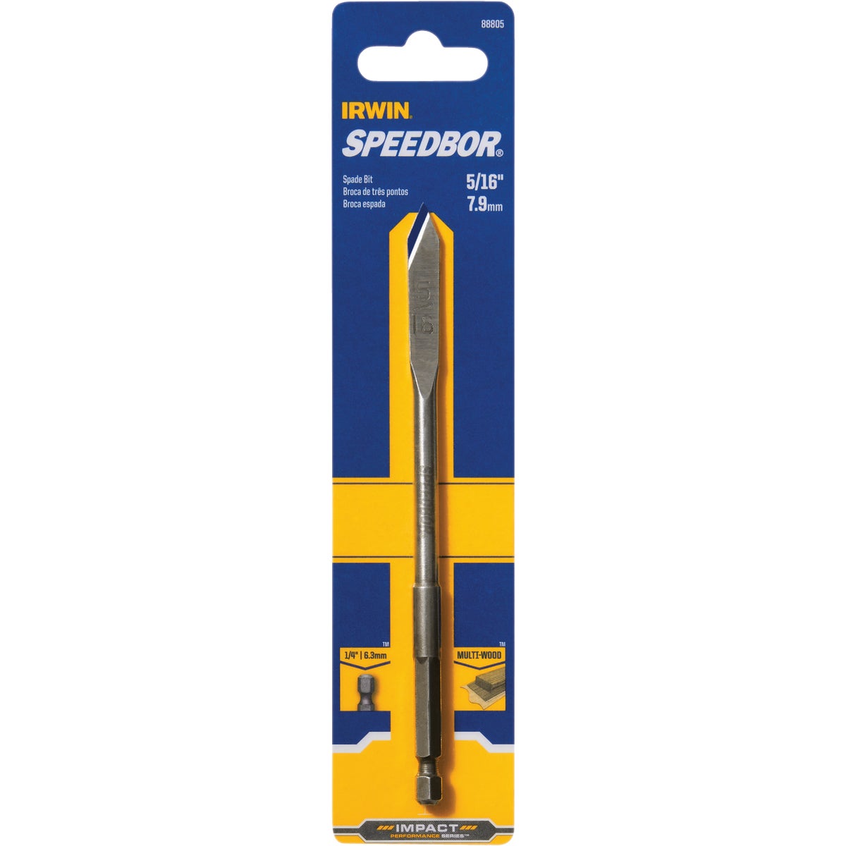 Irwin Speedbor 5/16 In. x 6 In. Spade Bit Image 2