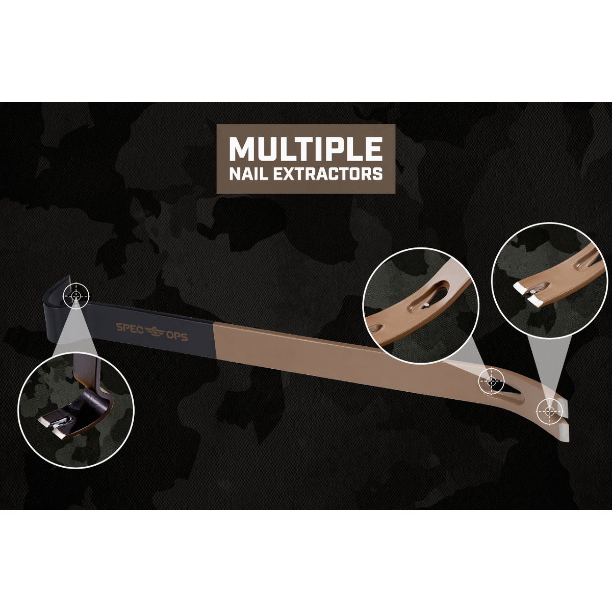 Spec Ops 21 In. High-Carbon Steel Flat Pry Bar Image 6