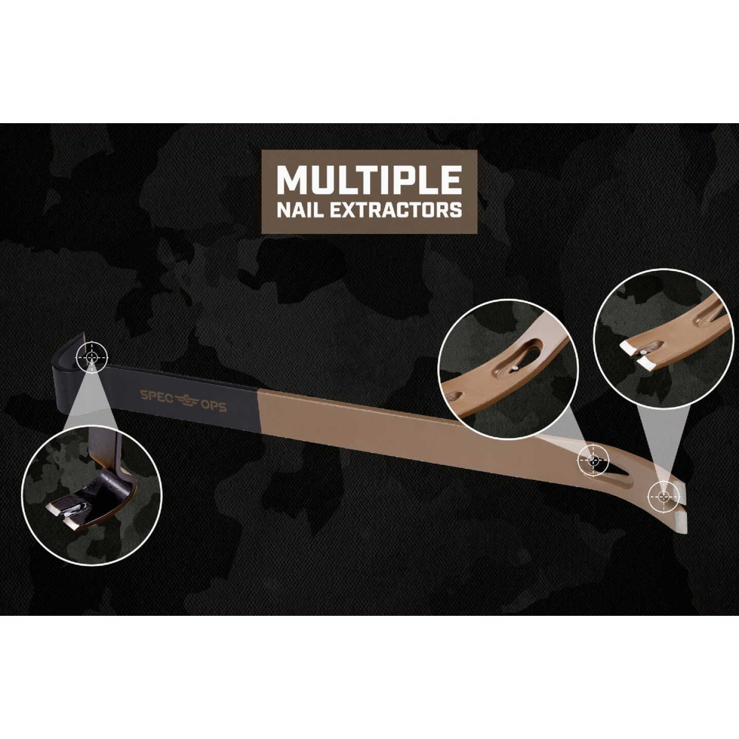 Spec Ops 21 In. High-Carbon Steel Flat Pry Bar Image 6