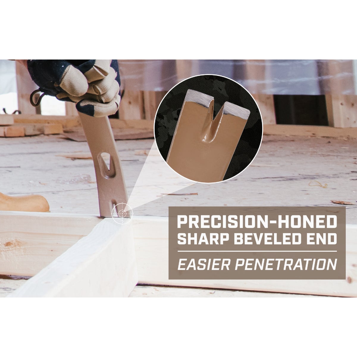 Spec Ops 21 In. High-Carbon Steel Flat Pry Bar Image 2