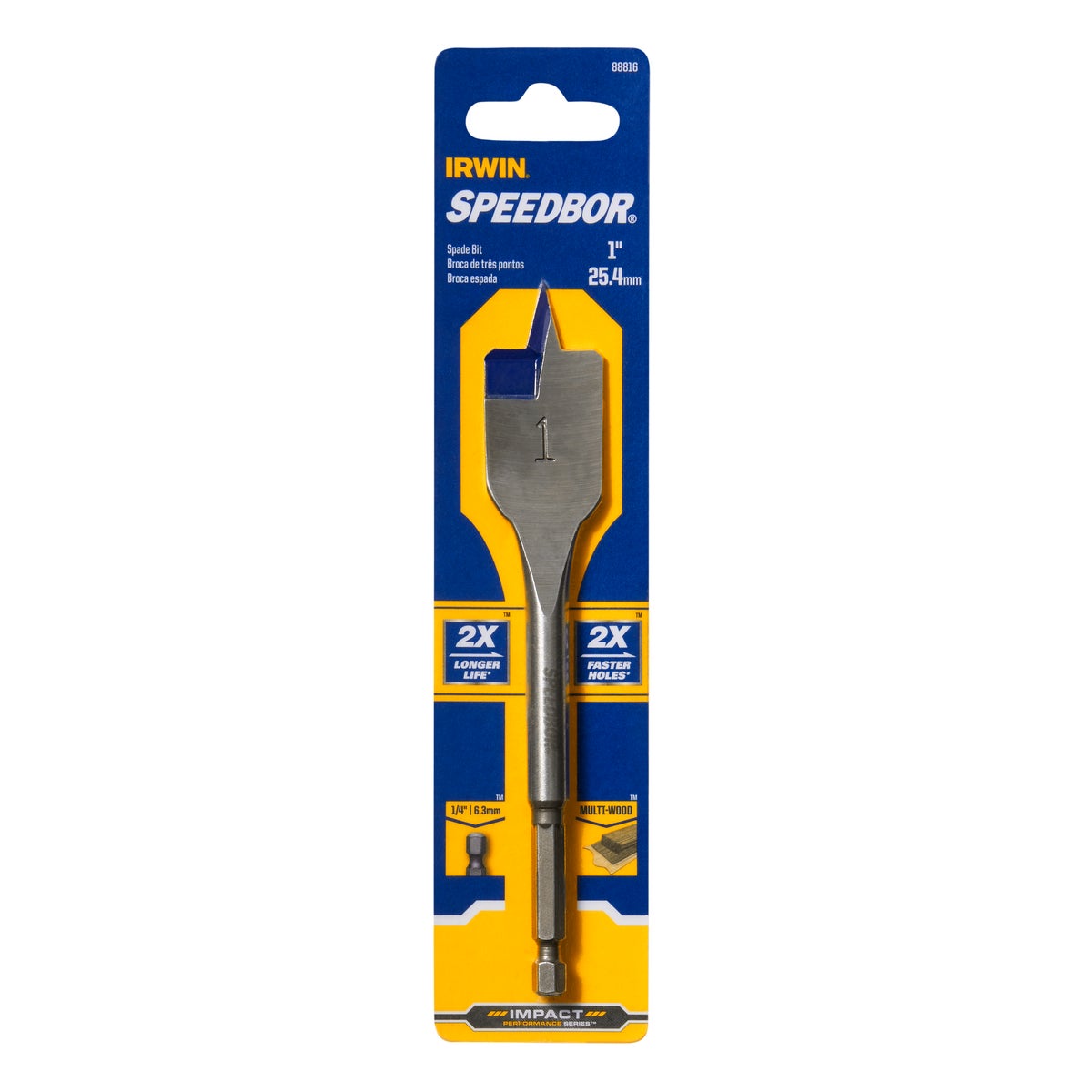 Irwin Speedbor 1 In. x 6 In. Spade Bit Image 4