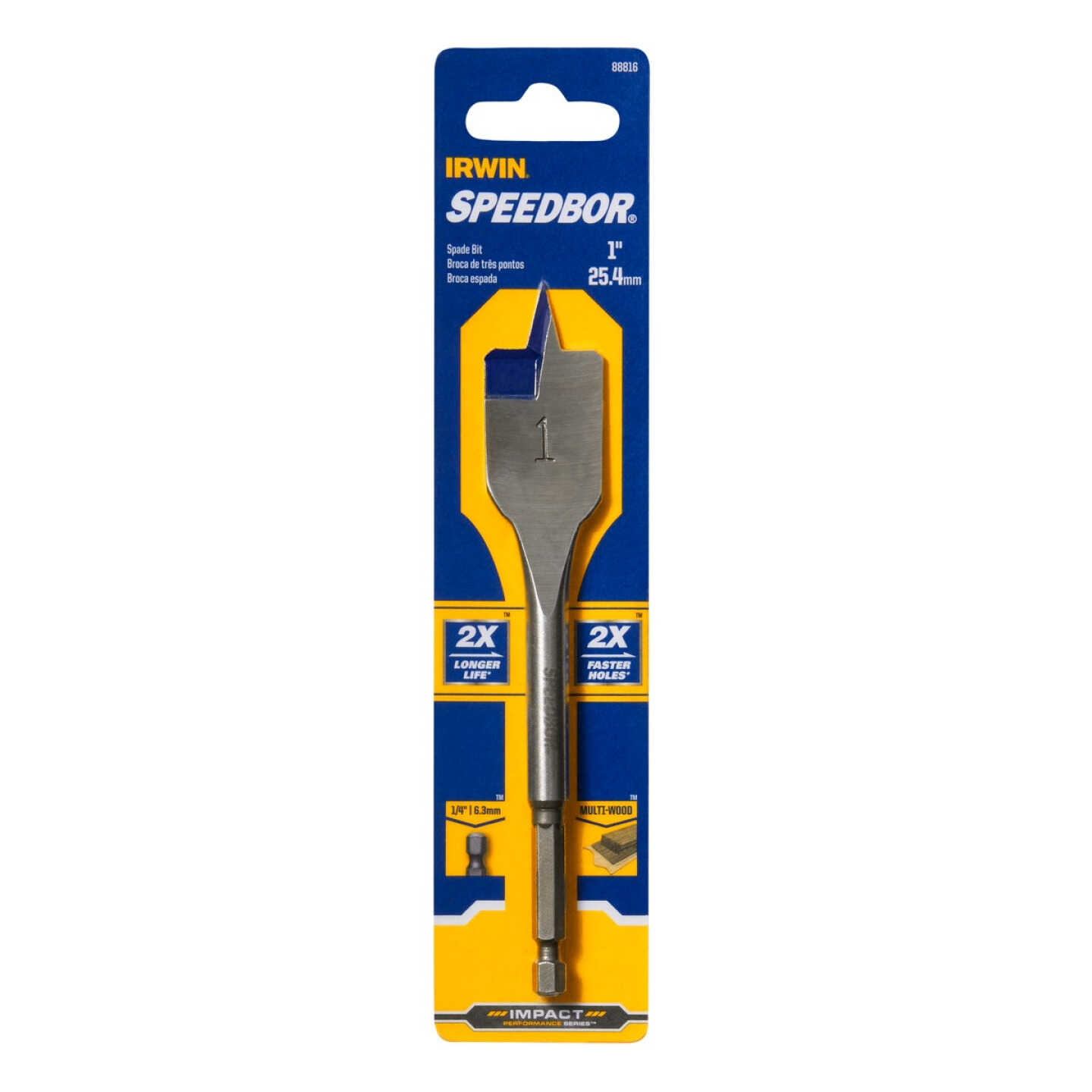 Irwin Speedbor 1 In. x 6 In. Spade Bit Image 4