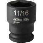 Channellock 3/8 In. Drive 11/16 In. 6-Point Shallow Standard Impact Socket Image 1