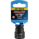 Channellock 3/8 In. Drive 11/16 In. 6-Point Shallow Standard Impact Socket Image 2