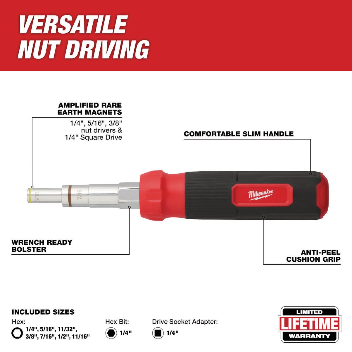 Milwaukee 9-In-1 Multi-Nut Driver Image 3