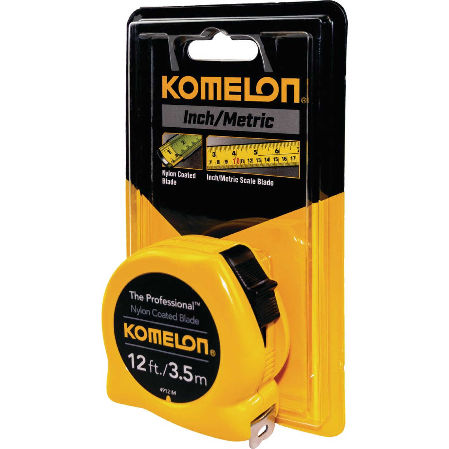 Komelon The Professional 3.5m/12 Ft. Metric/SAE Tape Measure Image 1
