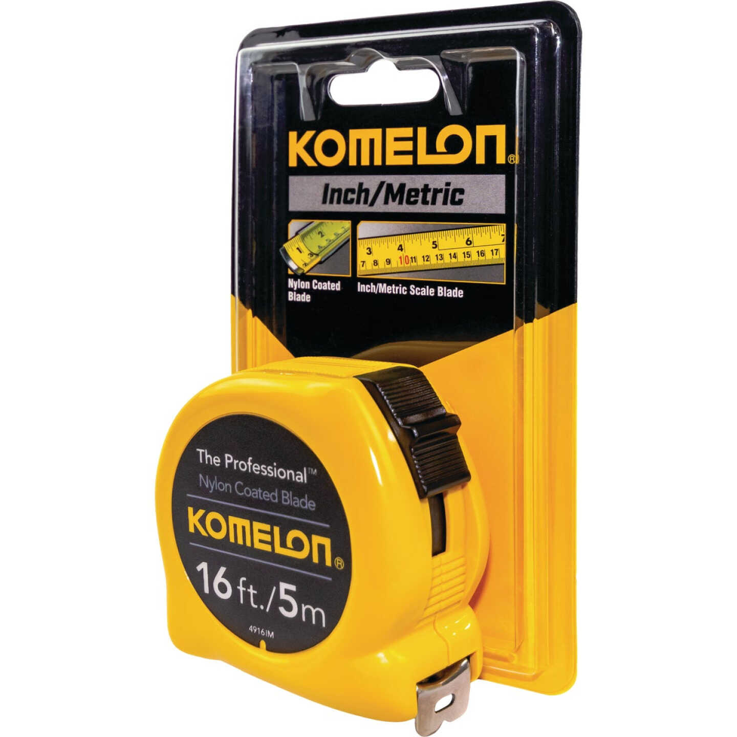 Komelon The Professional 5m/16 Ft. Metric/SAE Tape Measure Image 1