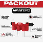 Milwaukee PACKOUT Tool Box M12 Battery Rack Attachment Image 3