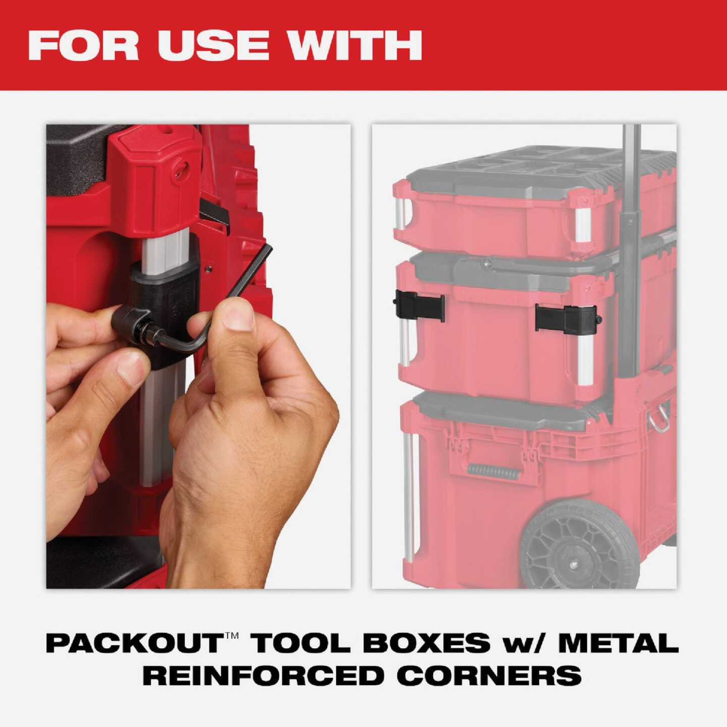 Milwaukee PACKOUT Tool Box M12 Battery Rack Attachment Image 7