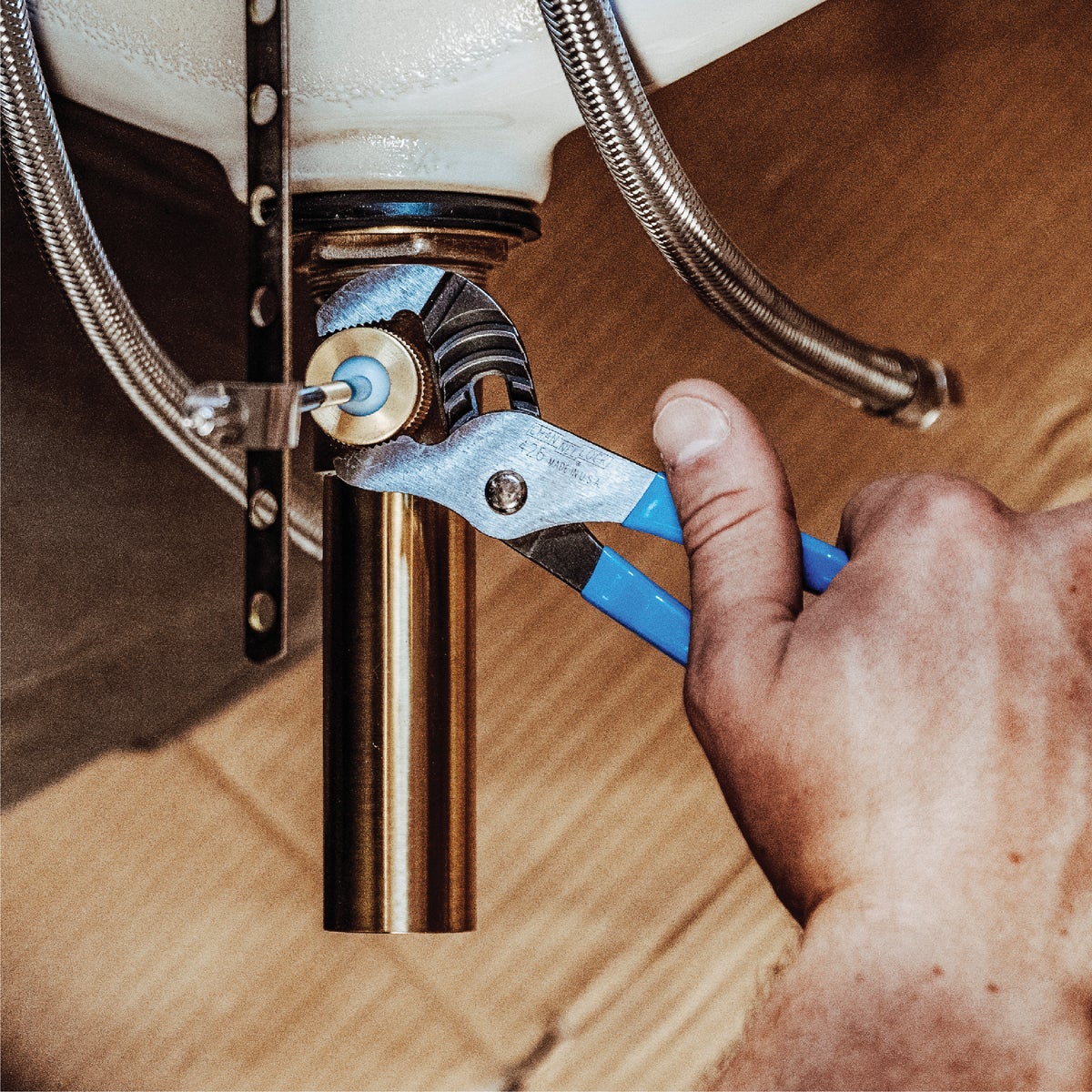 Channellock 6-1/2 In. Straight Jaw Groove Joint Pliers Image 7