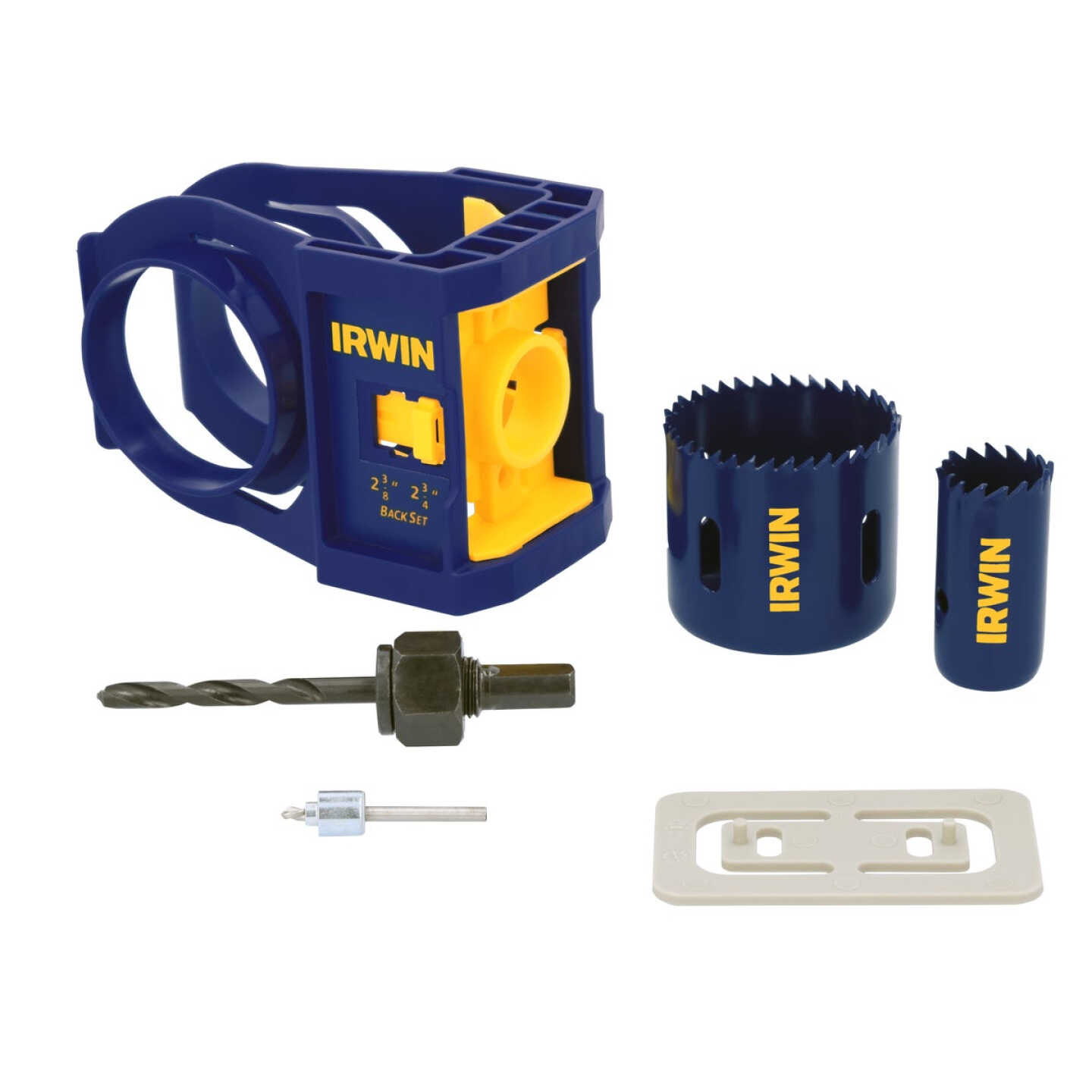 Irwin Carbon Steel Door Lock Installation Kit for Wood Doors Image 6