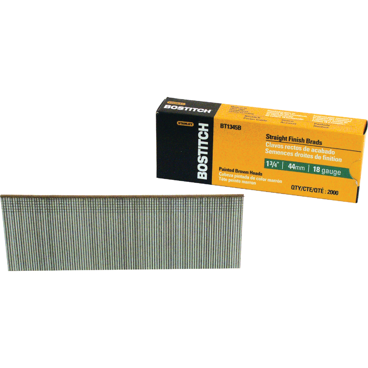 Bostitch 18-Gauge Coated Brad Nail, 1-3/4 In. (2000 Ct.) Image 1