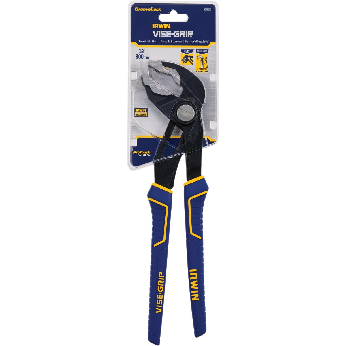 Irwin Vise-Grip 12 In. V-Jaw GrooveLock Groove Joint Pliers Image 2