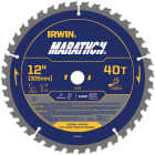 Irwin Marathon 12 In. 40-Tooth General Purpose Circular Saw Blade Image 1