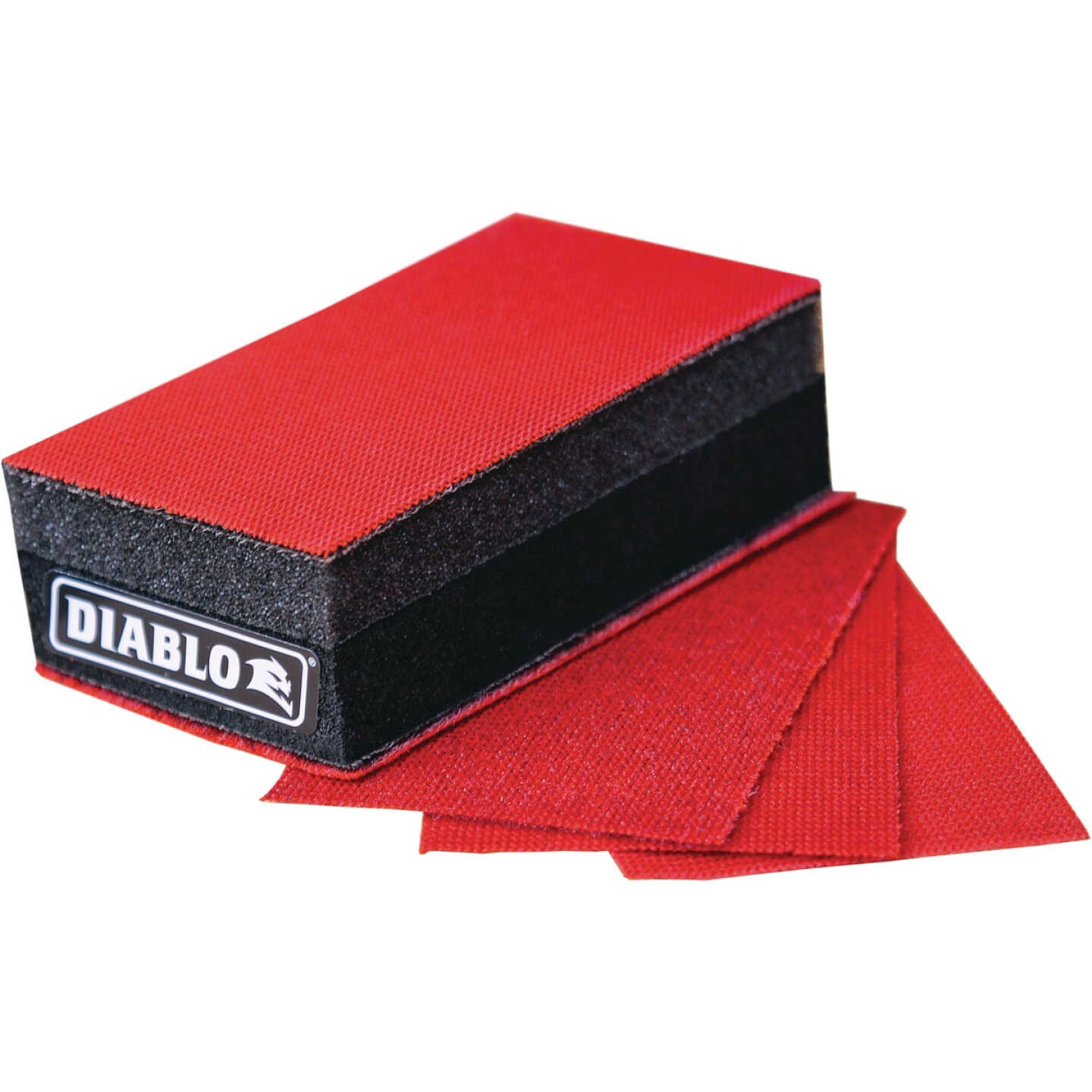 Diablo 5 In. Reusable Sanding Block Kit with/Assorted SandNET Sheets Image 1