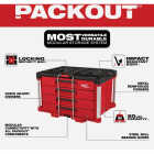 Milwaukee PACKOUT 4-Drawer Tool Box, 50 Lb. Capacity Image 2