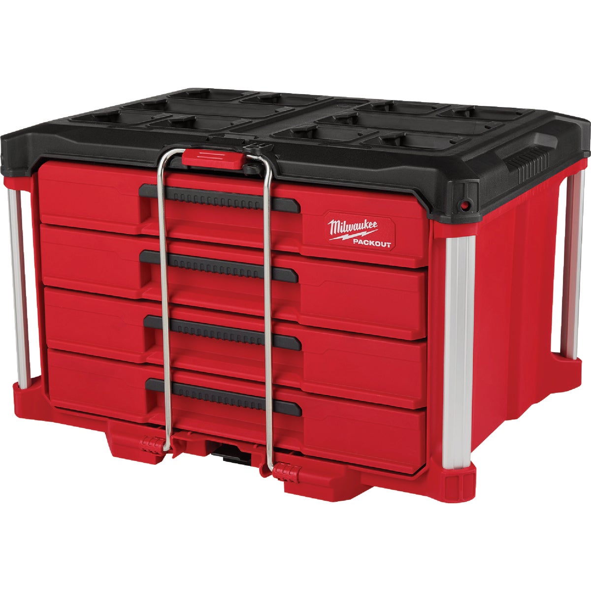 Milwaukee PACKOUT 4-Drawer Tool Box, 50 Lb. Capacity Image 1