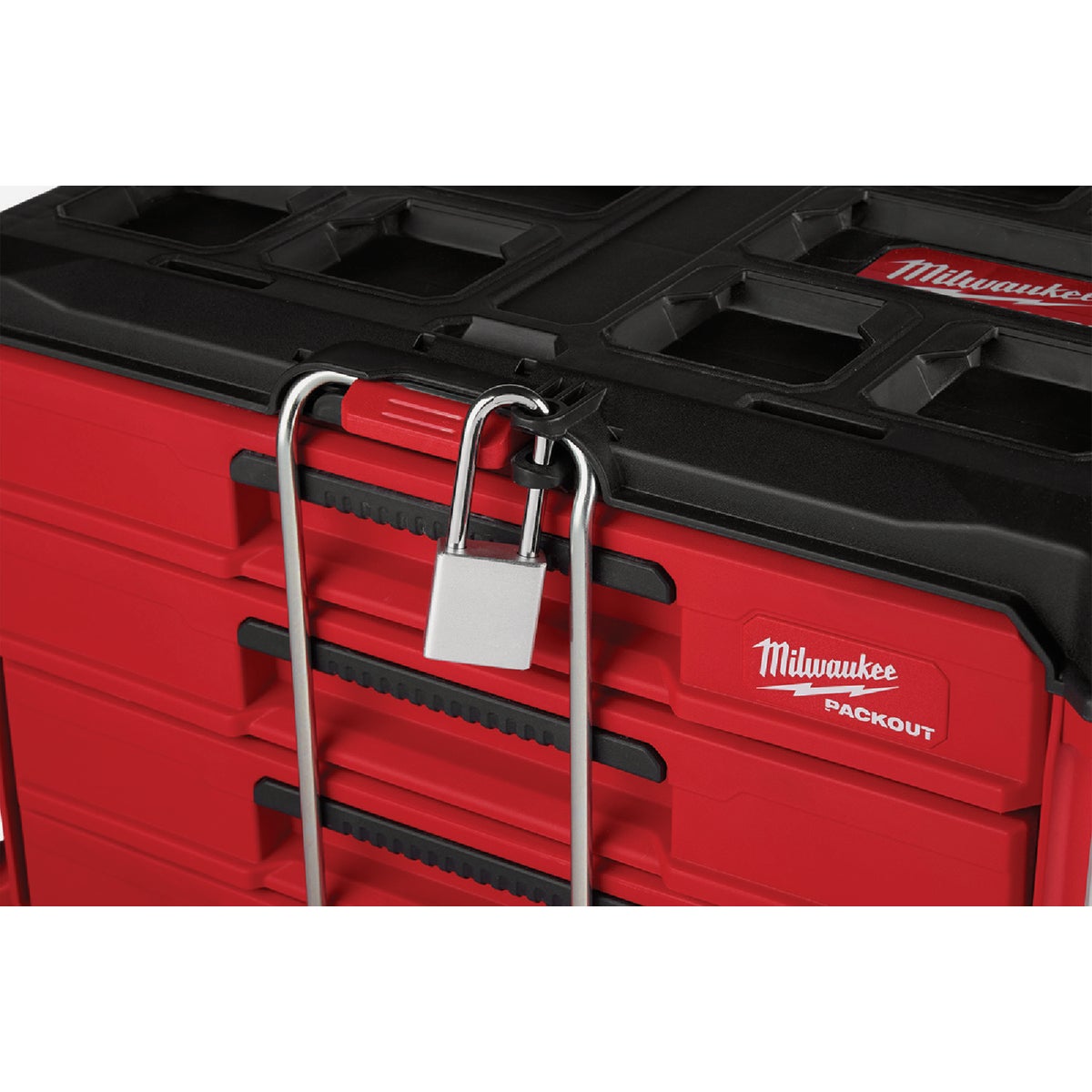 Milwaukee PACKOUT 4-Drawer Tool Box, 50 Lb. Capacity Image 5