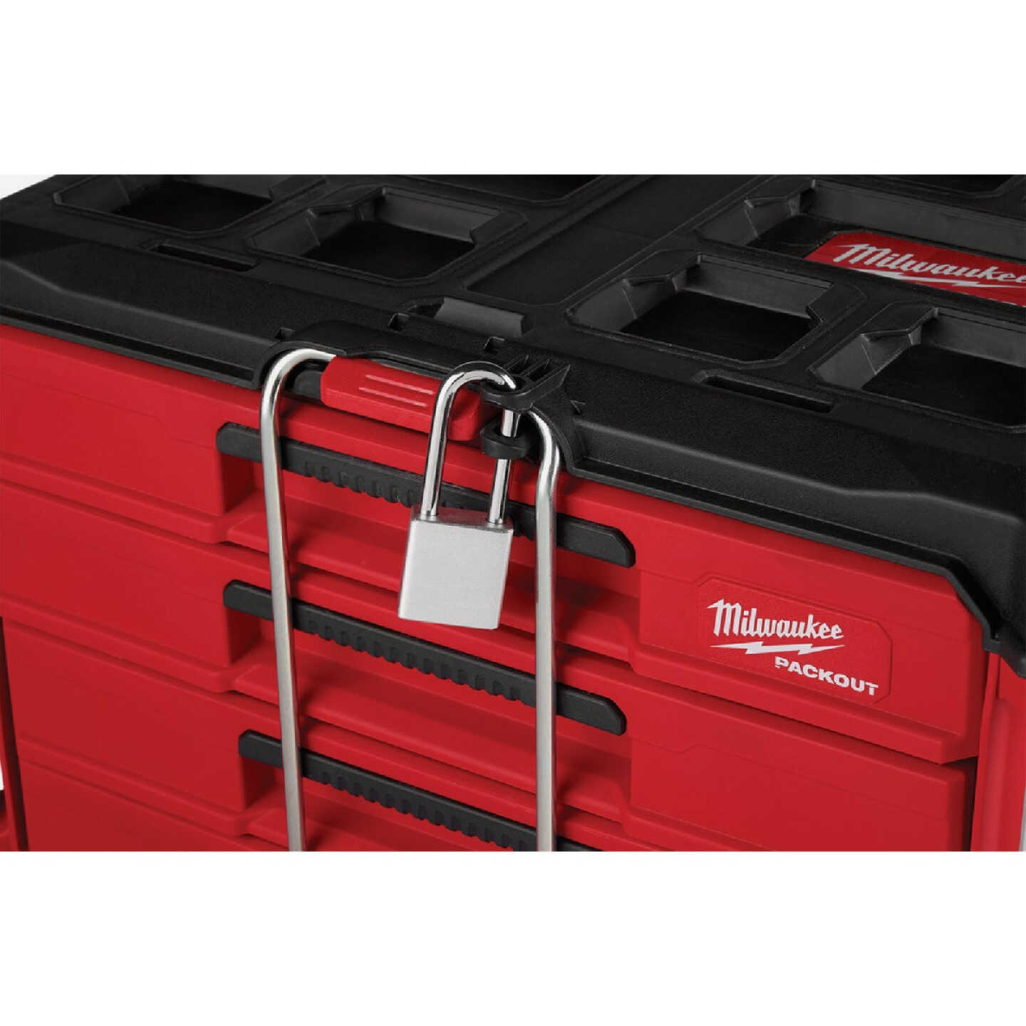 Milwaukee PACKOUT 4-Drawer Tool Box, 50 Lb. Capacity Image 5