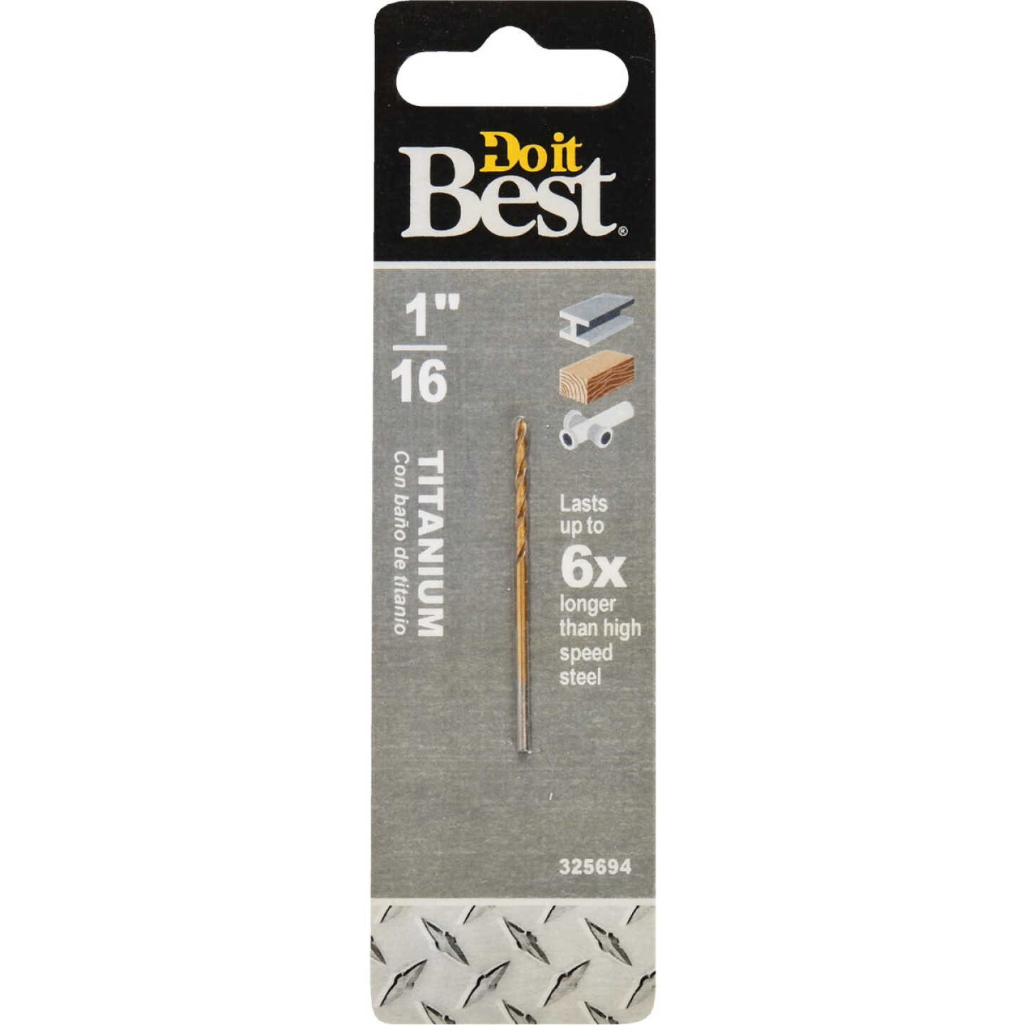 Do it Best 1/16 In. Titanium Drill Bit Image 1
