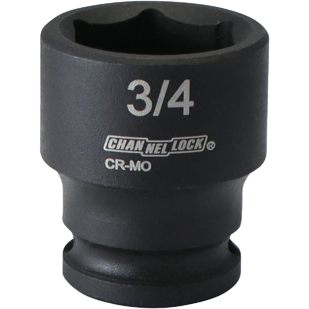 Channellock 3/8 In. Drive 3/4 In. 6-Point Shallow Standard Impact Socket Image 1