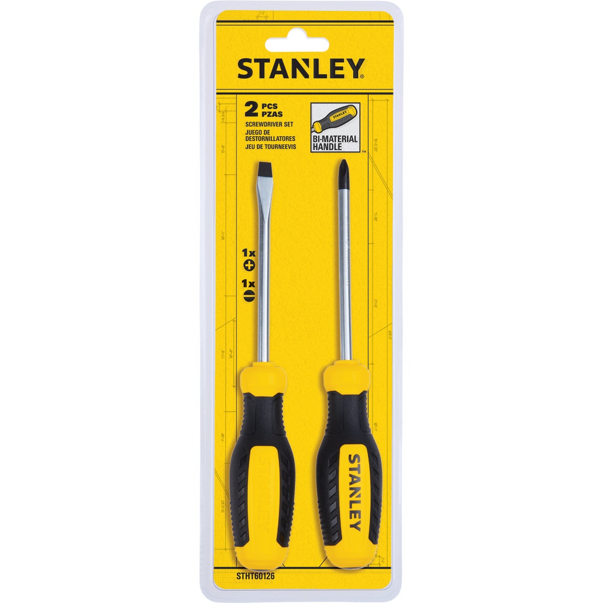 Stanley Slotted & Phillips Screwdriver Set (2-Piece) Image 2