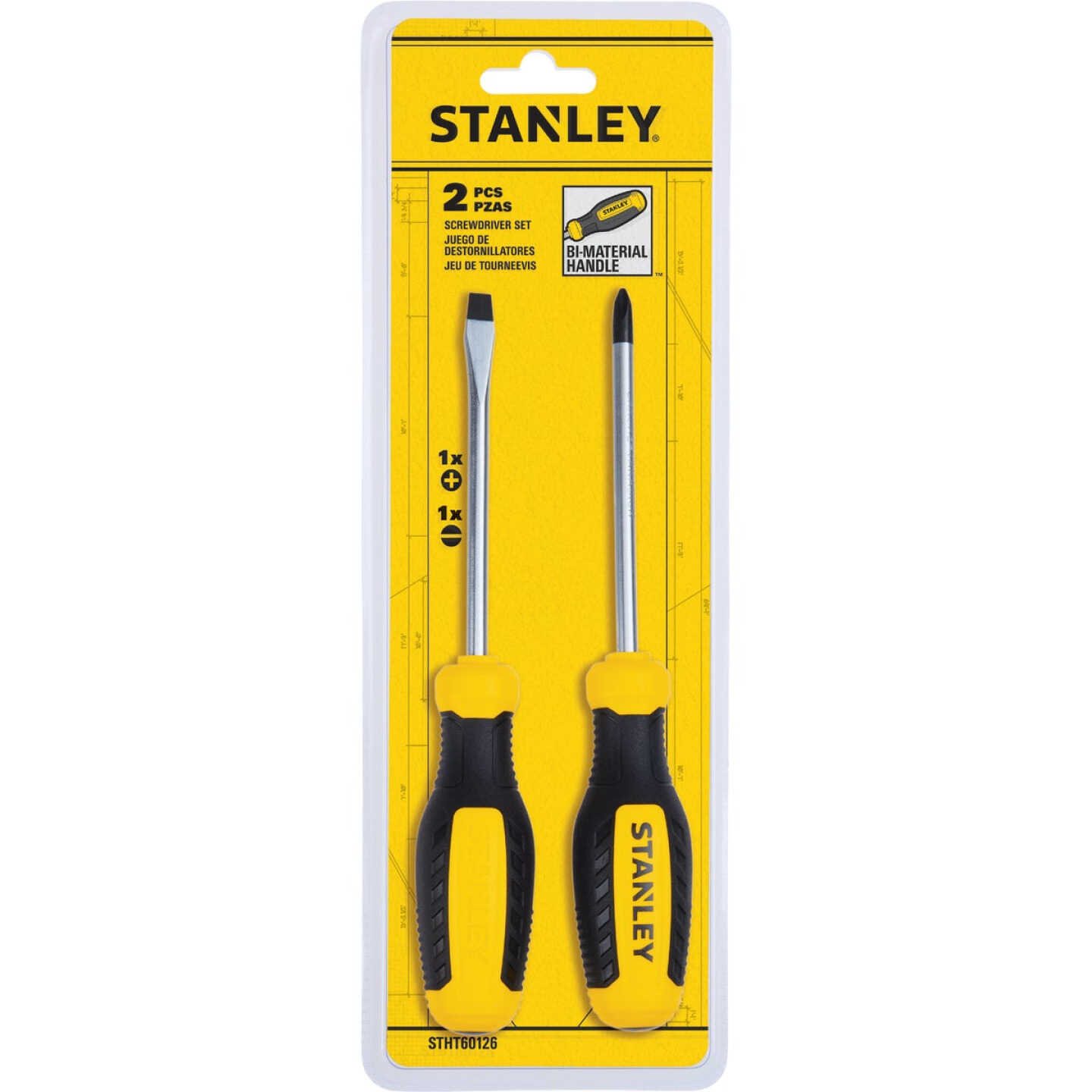 Stanley Slotted & Phillips Screwdriver Set (2-Piece) Image 2