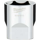 Milwaukee 1/2 In. Drive 1-1/8 In. 6-Point Shallow Standard Socket with FOUR FLAT Sides Image 1