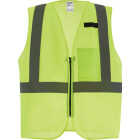 Milwaukee ANSI Class 2 High Vis Yellow Mesh Safety Vest, Small/Medium Image 1
