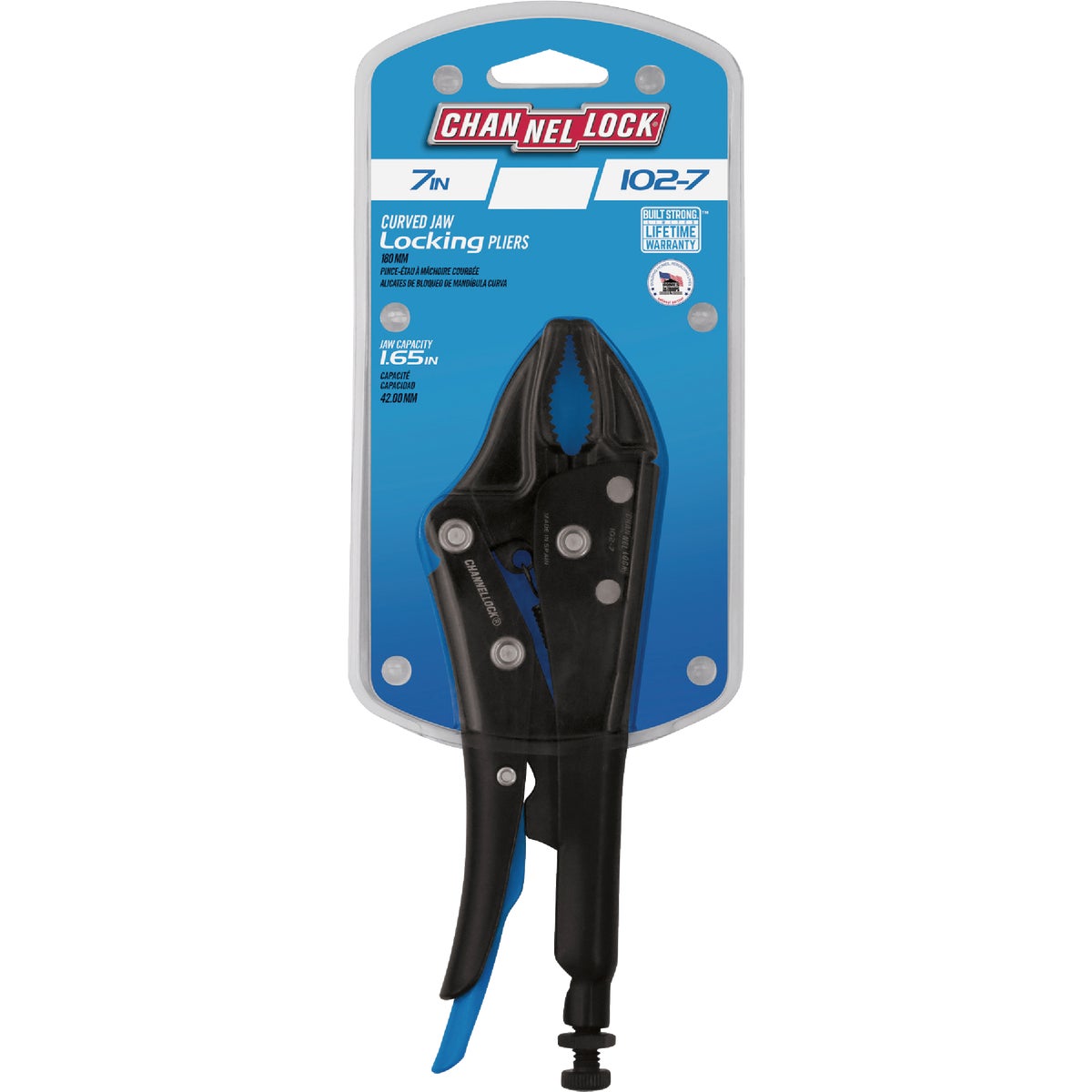 Channellock 7 In. Curved Jaw Locking Pliers Image 3