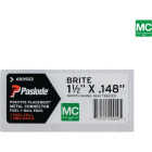 Paslode 1-1/2 In. x 0.148 In. Paper Tape Smooth Shank Heat Treated Brite Metal Connector Nail (800-Count) with Fuel Cell Image 1