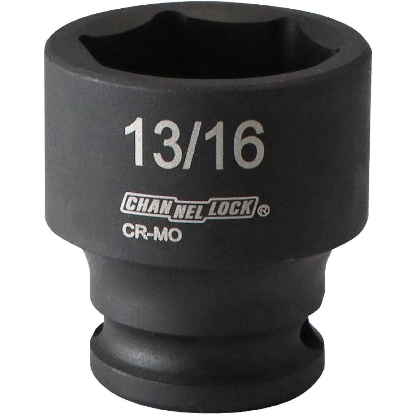 Channellock 3/8 In. Drive 13/16 In. 6-Point Shallow Standard Impact Socket Image 1