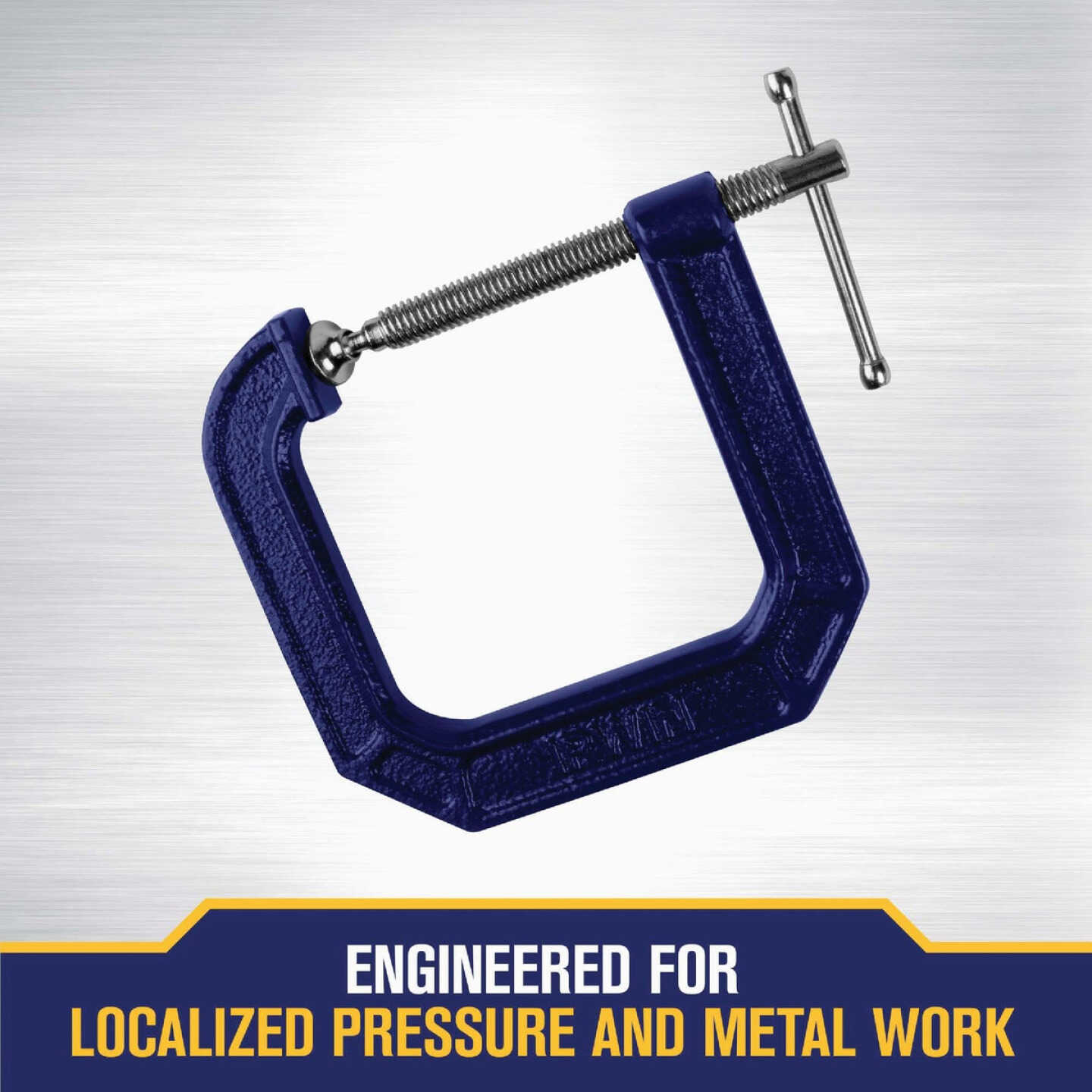 Irwin Quick-Grip 3 In. x 4-1/2 In. Deep Throat C-Clamp Image 3