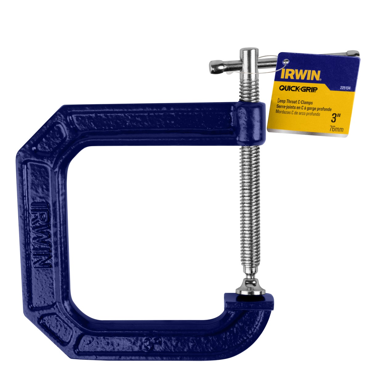 Irwin Quick-Grip 3 In. x 4-1/2 In. Deep Throat C-Clamp Image 5