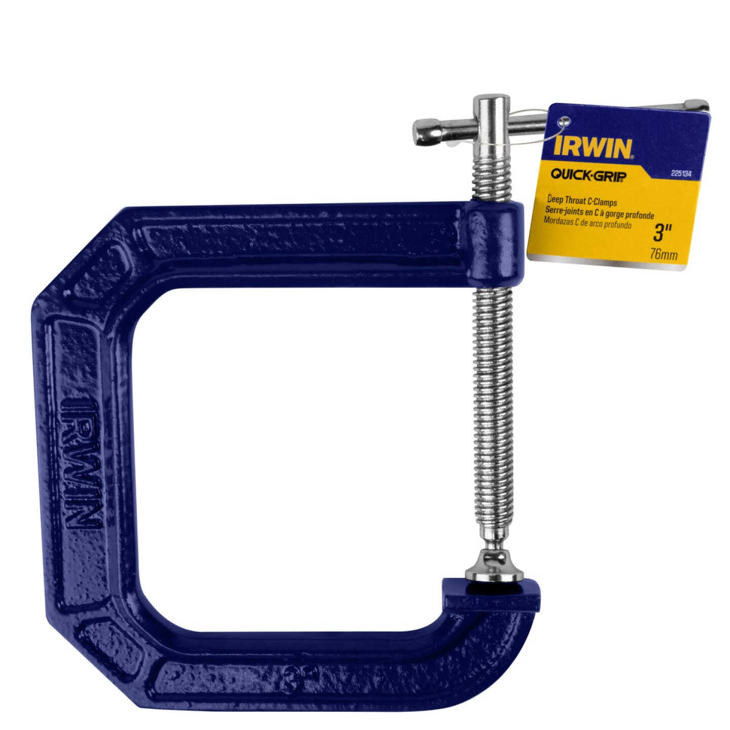 Irwin Quick-Grip 3 In. x 4-1/2 In. Deep Throat C-Clamp Image 5