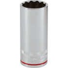 Channellock 1/2 In. Drive 1 In. 12-Point Deep Standard Socket Image 1