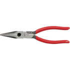 Milwaukee 8 In. Dipped Grip Long Nose Pliers (USA) Image 1