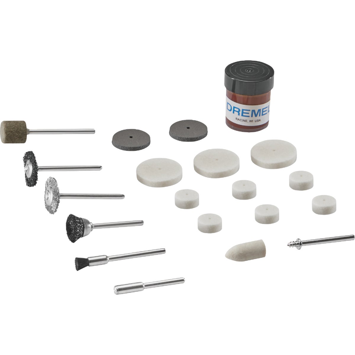 Dremel Cleaning/ Polishing Rotary Tool Accessory Kit (20-Piece) Image 7